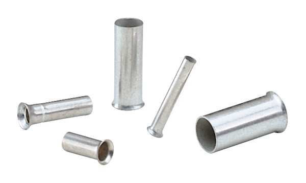 Ferrule, Non-Insul, 20 Awg, 8mm Len, PK1000