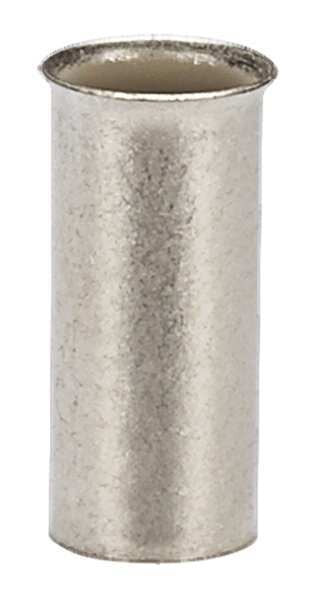 Ferrule, 8 AWG, Non-Insul, 15/32in., PK500