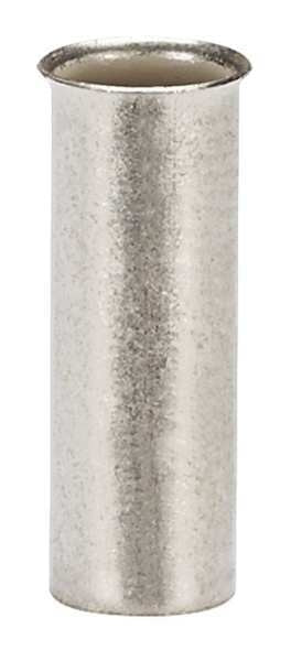 Ferrule, 8 AWG, Non-Insul, 19/32in., PK500