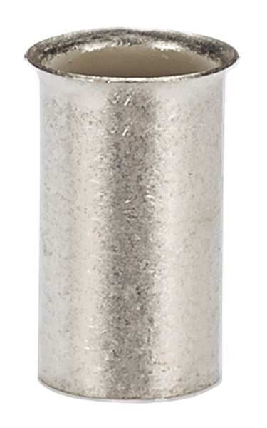 Ferrule, 6 AWG, Non-Insul, 15/32in., PK250