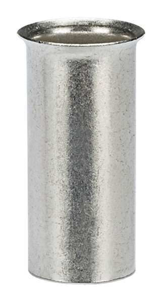 Ferrule, 4 AWG, Non-Insul, 23/32in., PK100