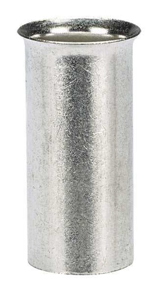 Ferrule, 1 AWG, Non-Insul, 31/32in., PK100