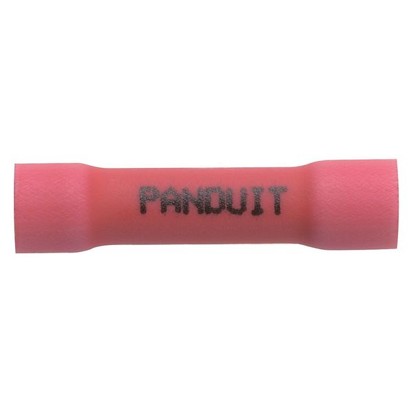 Butt Splice Connector, Red, 1.030 in., PK50