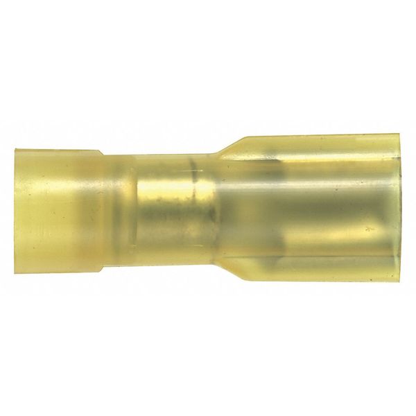 Female Disconnect, Yellow, 12-10AWG, PK500