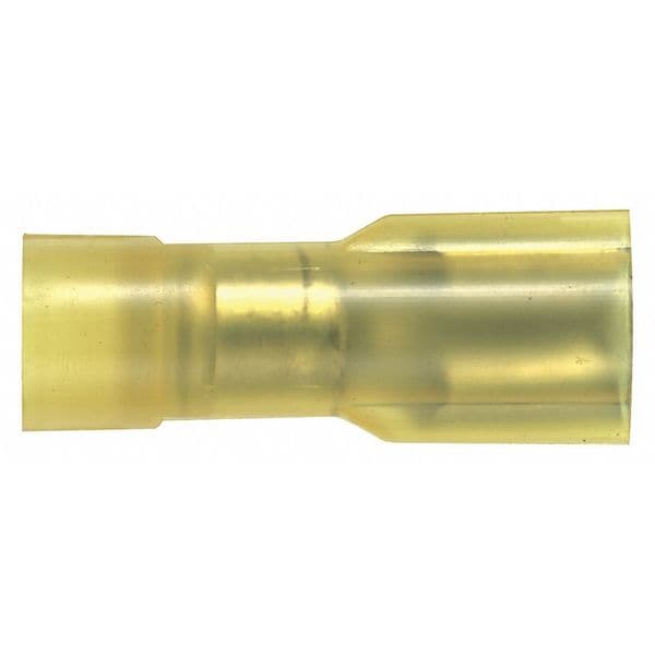 Female Disconnect, Yellow, 12-10AWG, PK50