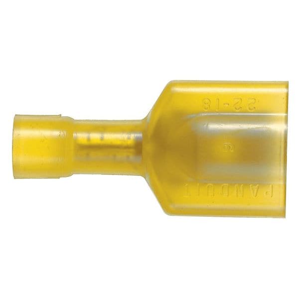 Male Disconnect, Yellow, 12-10AWG, PK500