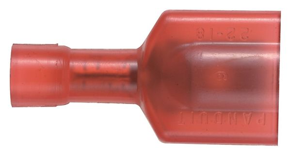 Male Disconnect, Red, 22-18AWG, PK1000