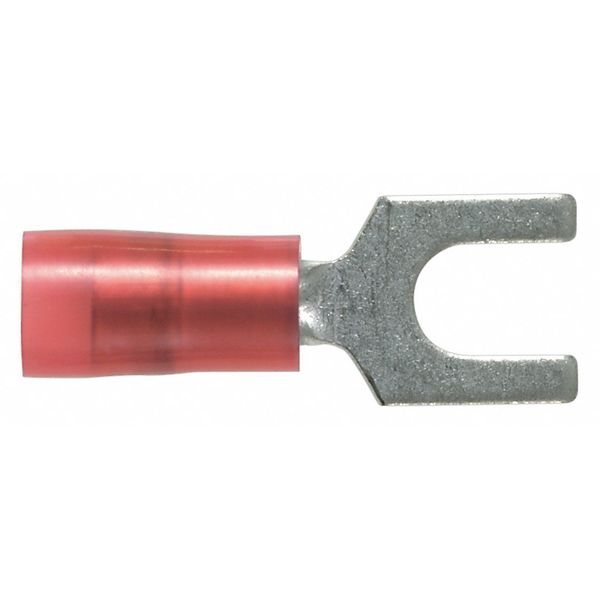 22-18 AWG Nylon Fork Terminal #10 Stud PK100