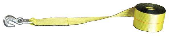 Tiedown, Winch Strap, WLL5000 lb, Grab Hook