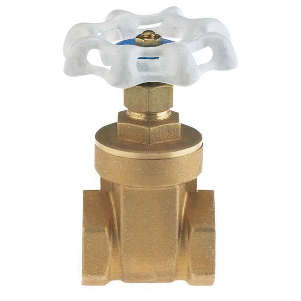Gate Valve, 1/4 In., Low Lead Brass