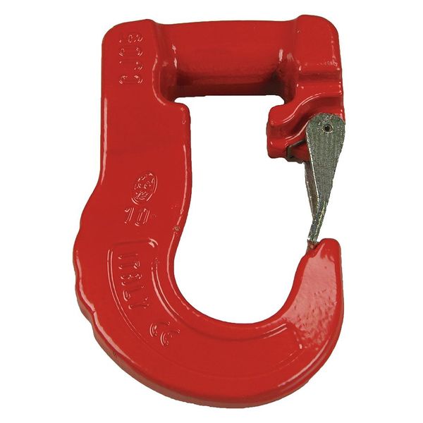 Sling Hook, Steel, 13200 lb., Red, Painted