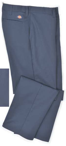 Industrial Work Pants, Twill, Navy, 38x30