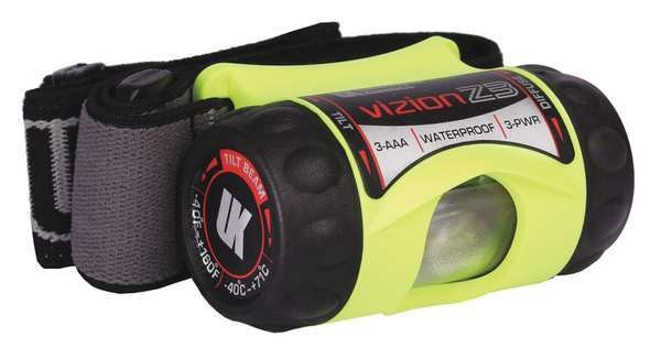 UNDERWATER KINETICS 210/110/40 Lumens, LED Yellow Headlamp
