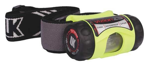 UNDERWATER KINETICS 210/110/40 Lumens, LED Yellow Headlamp
