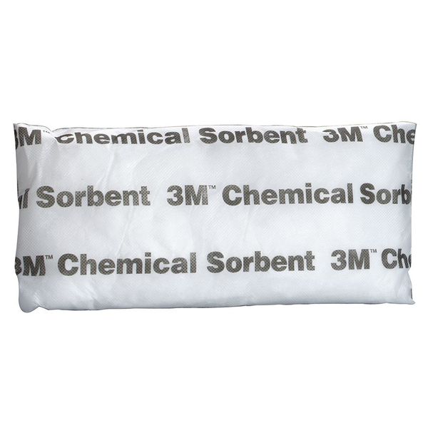 Sorbents, 8 gal/pk; 0.5 gal/pillow, Universal Absorbed, White, Polyester, 16 PK