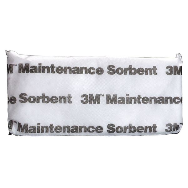 Sorbents, 8 gal. Universal Absorbed, White, Polyester, Polypropylene, 16 PK