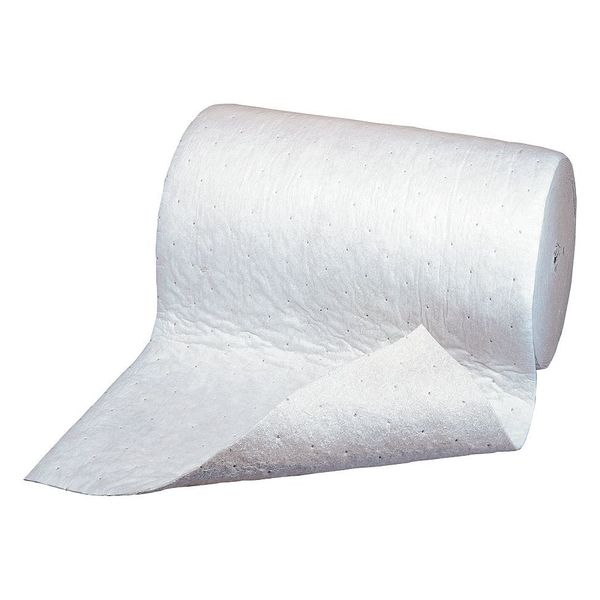 Sorbents, 76 gal/pk, 76 gal/pad, Oil Absorbed, Gray, Polyester, Polypropylene