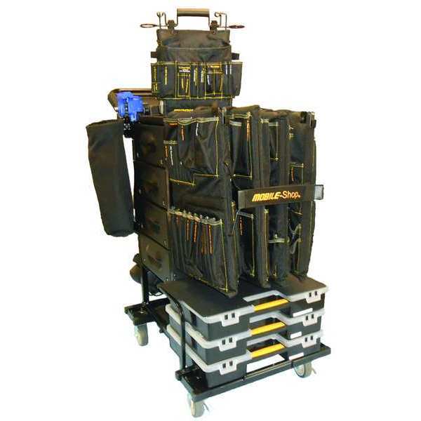 Complete PM Cart with Vise & Complete Tool Bag, No Drill