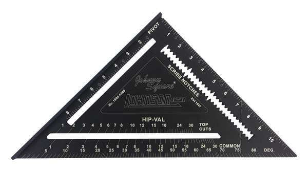 Rafter Square, Aluminum, 12 in.
