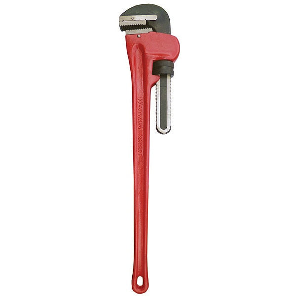 60 in L 8 in Cap. Cast Iron Straight Pipe Wrench