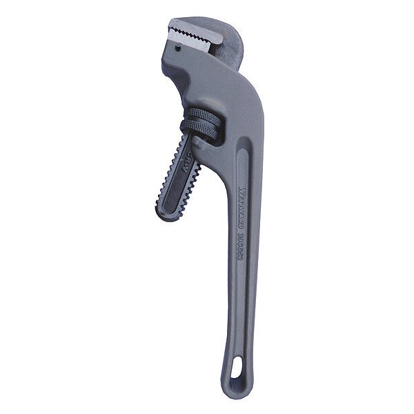18 in L 2 1/2 in Cap. Aluminum End Pipe Wrench