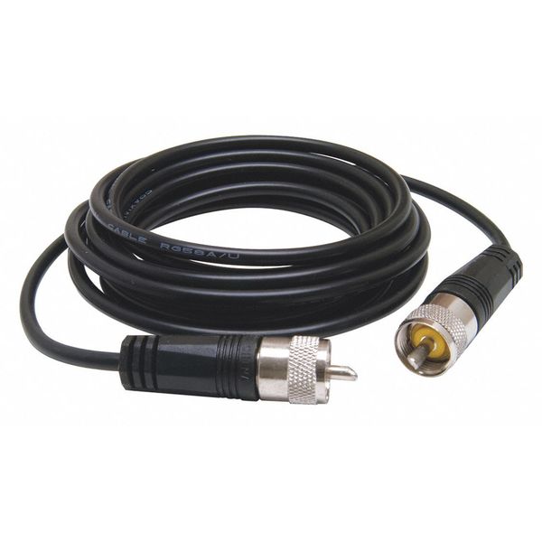 Coax Cable, PL-259 Connector, 9 ft.