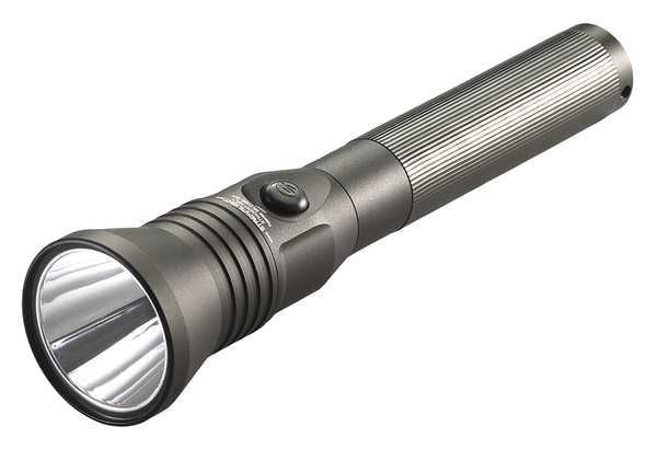 Black Rechargeable Led Industrial Handheld Flashlight, 800 lm