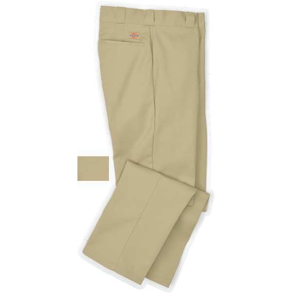 Work Pants, Poly/Cotton, Khaki, 40x30