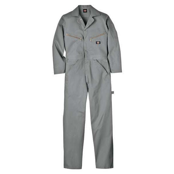Long Sleeve Coveralls, Cotton, Gray, MT