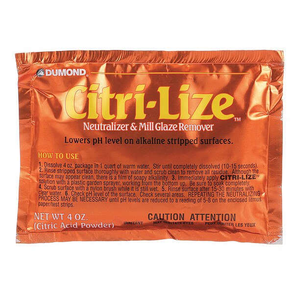 Citri-Lize Neutralizer and Mill Glaze Remover, 4 Ounce