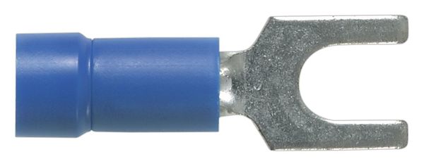16-14 AWG Vinyl Fork Terminal #10 Stud PK1000