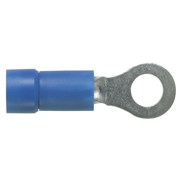 16-14 AWG Vinyl Ring Terminal #8 Stud PK100