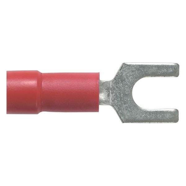 22-16 AWG Vinyl Fork Terminal #8 Stud PK100