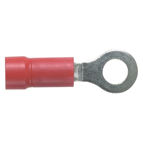 22-18 AWG Vinyl Ring Terminal #8 Stud PK1000