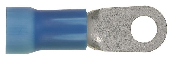 6 AWG Vinyl Ring Terminal #10 Stud PK200