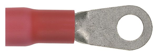 8 AWG Vinyl Ring Terminal #10 Stud PK200