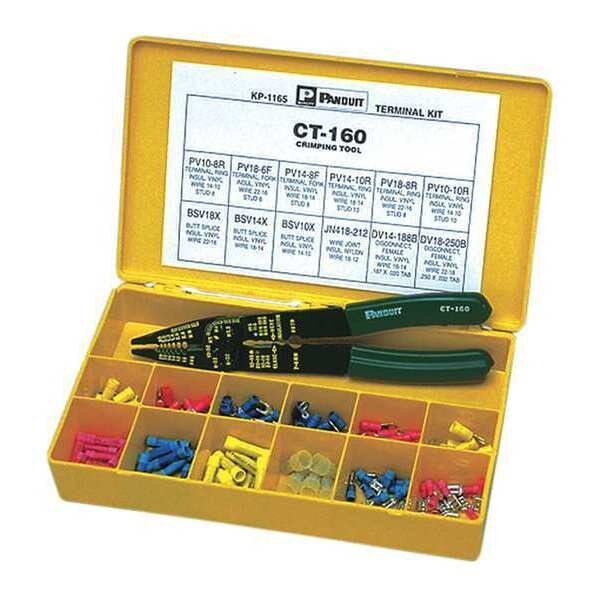 22-10 AWG Wire Termination Kit w/Tool 147 Piece
