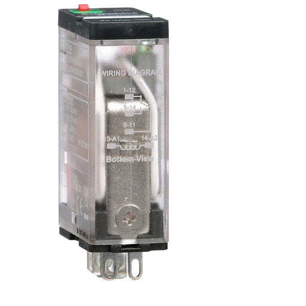 General Purpose Relay, 24V AC Coil Volts, Square, 5 Pin, SPDT