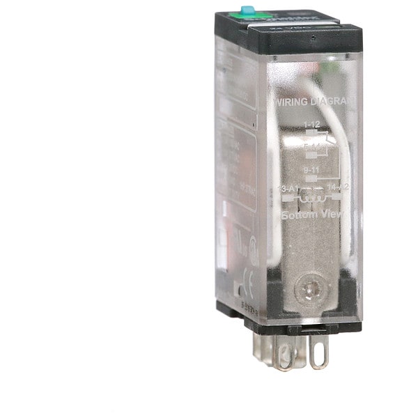 General Purpose Relay, 24V DC Coil Volts, Square, 5 Pin, SPDT