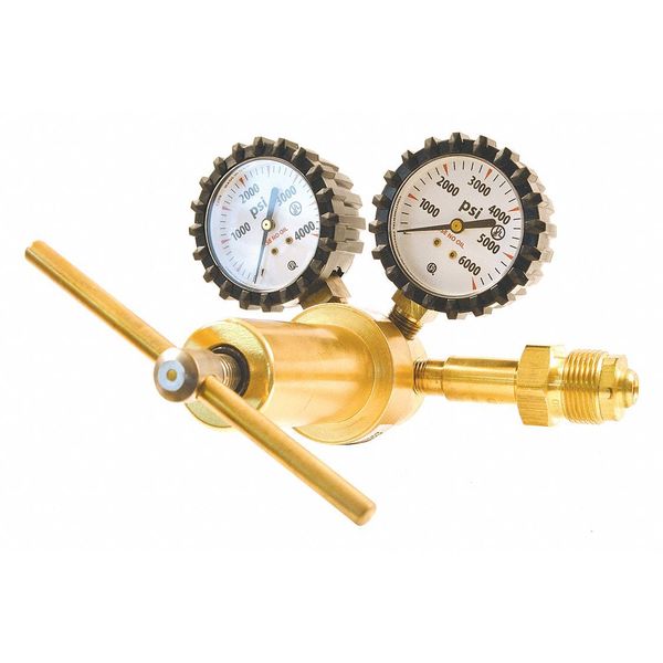 Specialty Gas Regulator, Single Stage, CGA-680, 200 to 3000 psi, Use With: Nitrogen