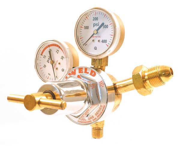 Stage Regulator, Single Stage, CGA-510, 2 to 15 psi, Use With: Acetylene