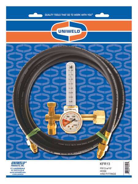 Gas Calibration Flowmeter Regulator, Single Stage, CGA-320, 10 to 80 scfh, Use With: Carbon Dioxide