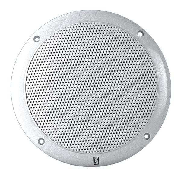 Outdoor Speakers, White, 2-1/2in.D, 40W, PR