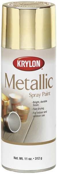 Metallic Spray Paint, Silver Metallic, Metallic, 11 oz