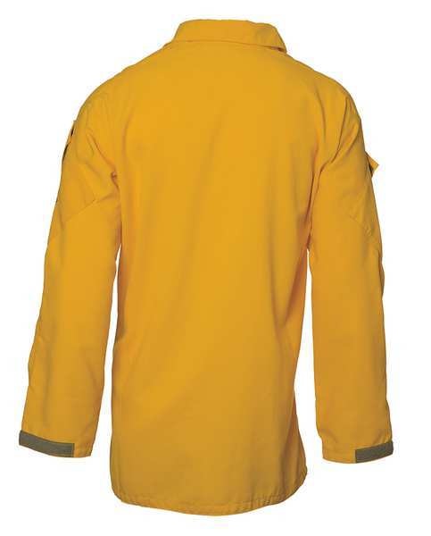 Wildland Fire Shirt, M, Yellow, Zipper