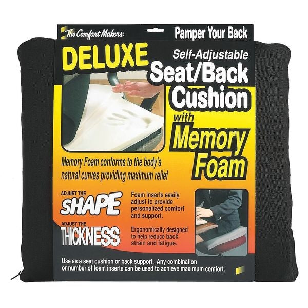 Massage Seat Cushion, Polyurethane Black
