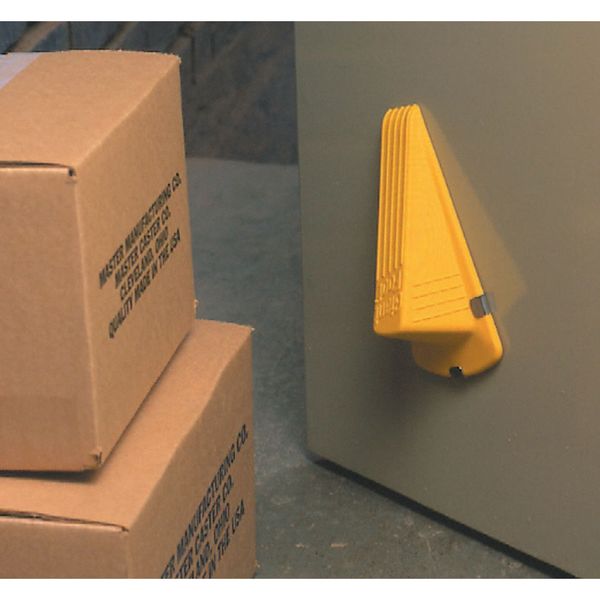 Door Wedge, Rubber, Yellow, 2