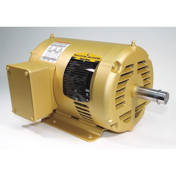 3-Phase General Purpose Motor, 1 1/2 HP, 145T Frame, 230/460V AC Voltage, 1,755 Nameplate RPM
