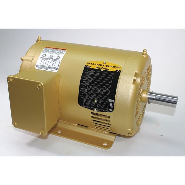 3-Phase General Purpose Motor, 2 HP, 145T Frame, 230/460V AC Voltage, 1,750 Nameplate RPM