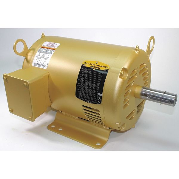 3-Phase General Purpose Motor, 3 HP, 182T Frame, 230/460V AC Voltage, 1,765 Nameplate RPM
